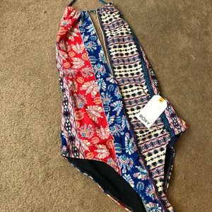 One piece bathing suit